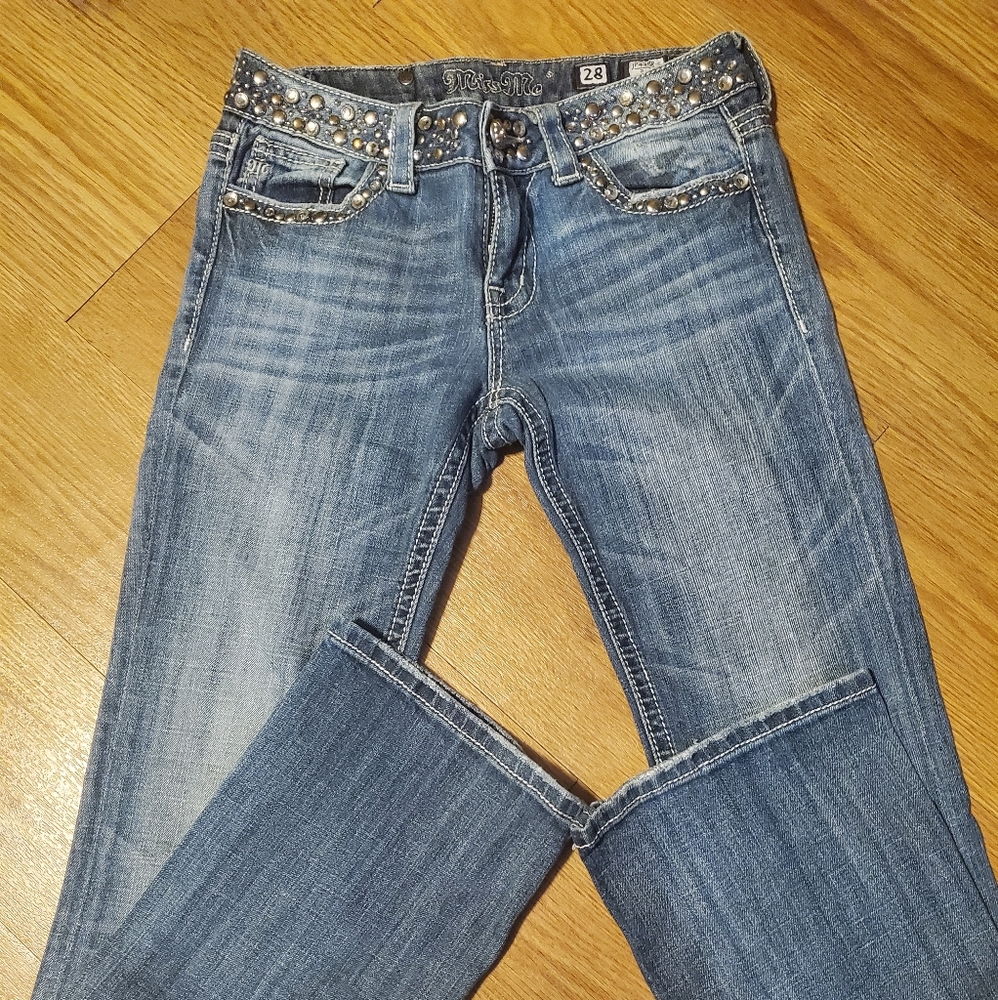 Miss Me Size 28 Boot Cut Jeans